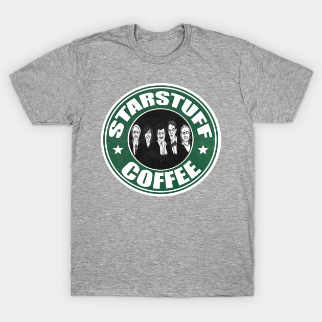 Starstuff Coffee T-Shirt by kurticide